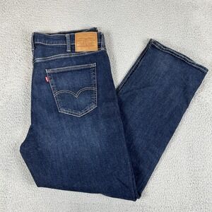 Levis 541 Jeans Mens 40x34 Blue Denim Taper Stretch Premium Big‎ E